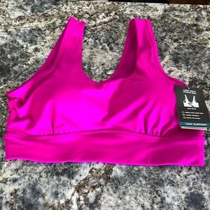 Avia NWT Hot Pink twist back sports bra LOW IMPACT! 🛍